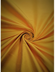 Tissu soie sauvage - Moutarde