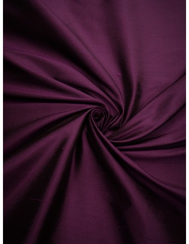 Tissu soie sauvage - Violet