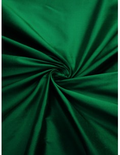 Tissu soie sauvage - Vert