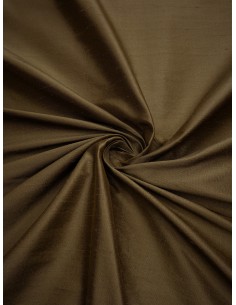 Tissu soie sauvage - Vert