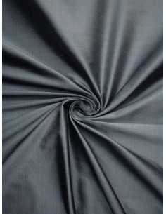 Tissu soie sauvage - Bleu