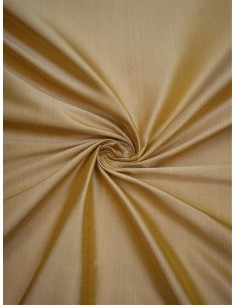 Tissu soie sauvage - Or