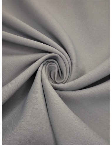 Tissu gabardine polyester - Gris clair