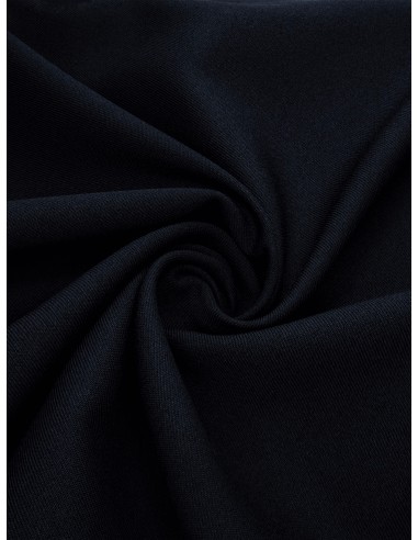 Tissu gabardine polyester - Marine