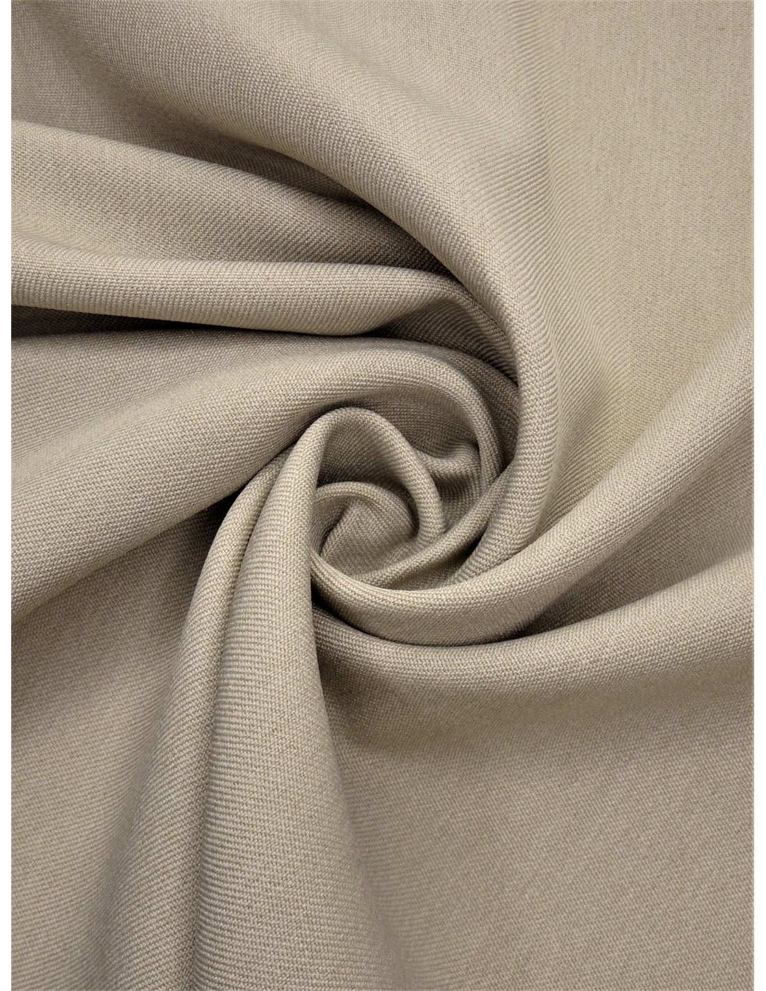 Tissu gabardine polyester - Beige clair