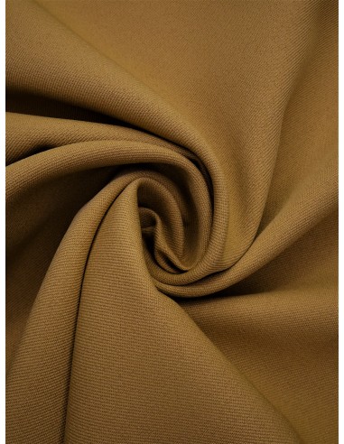 Tissu gabardine polyester - Moutarde