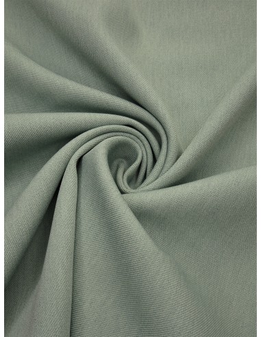 Tissu gabardine polyester - Vert d'eau