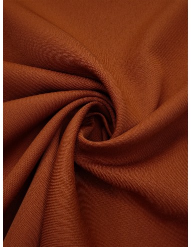 Tissu gabardine polyester - Terra cotta