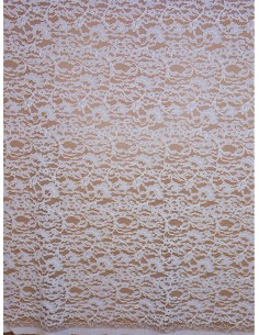 Tissu dentelle - Blanc cassé