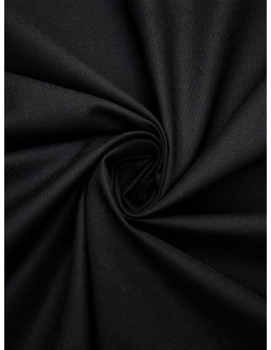Tissu toile - Noir