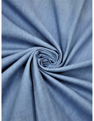 Tissu jean coton - Bleu clair