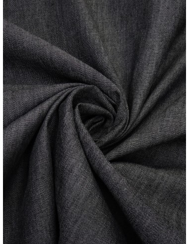 Tissu jean coton - Gris