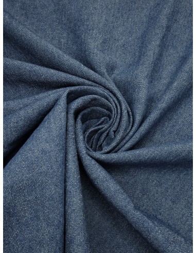 Tissu jean coton - Bleu