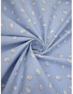 Tissu coton imprimé motif...