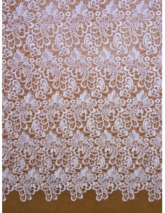 Tissu guipure - Blanc