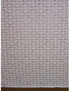 Tissu dentelle - Blanc cassé