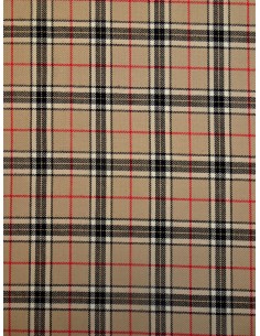 Tissu laine imprimée motif...