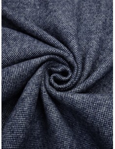 Tissu tweed - Bleu