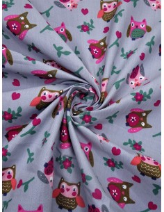 Tissu coton imprimé motif...