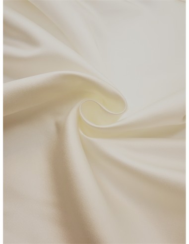 Tissu satin duchesse - Blanc cassé