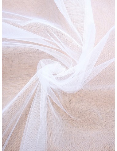 Tissu tulle souple - Blanc