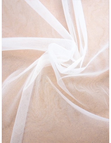 Tissu tulle souple - Blanc cassé