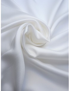 Tissu crêpe satin lavé soie...