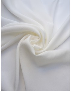 Tissu double crêpe soie -...
