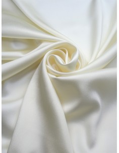 Tissu Crêpe satin stretch -...