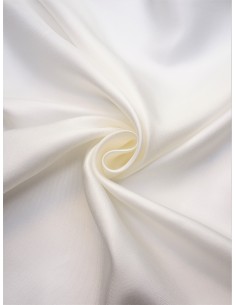 Tissu Twill de soie - Blanc...