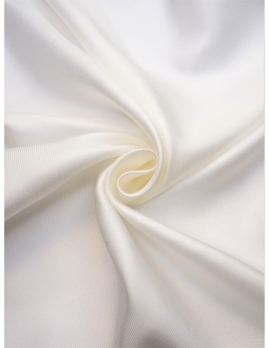 Tissu Twill de soie - Blanc cassé