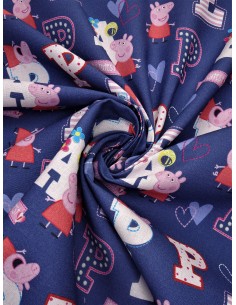 Tissu coton imprimé motif...