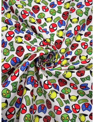 Tissu coton imprimé motif Marvel ® -...