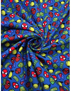 Tissu coton imprimé motif...