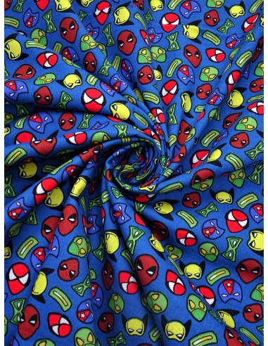 Tissu coton imprimé motif Marvel ® -...