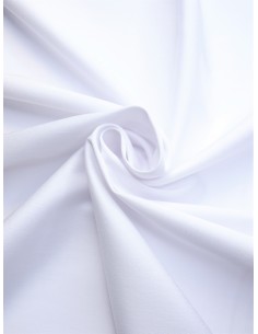 Tissu satin de coton - Blanc