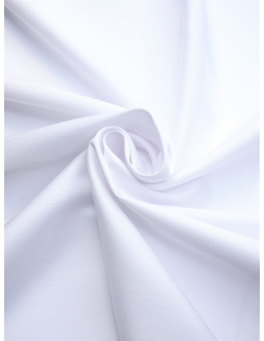 Tissu satin de coton - Blanc