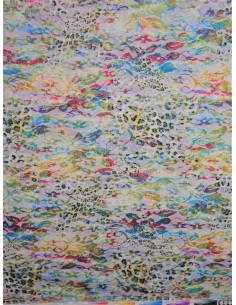 Tissu dentelle - Multicolore