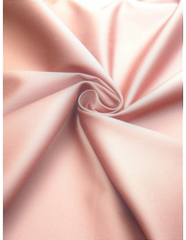 Tissu satin de coton - Vieux rose