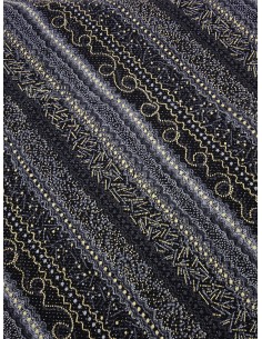 Maille Fantaisie - Bleu lurex