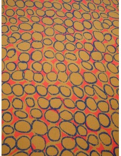 Tissu viscose imprimé motif...