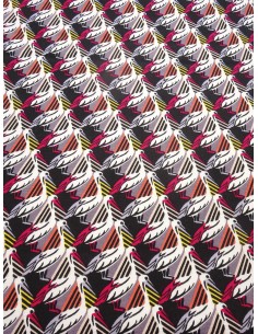 Tissu viscose imprimé motif...