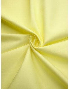 Tissu satin de coton - Jaune