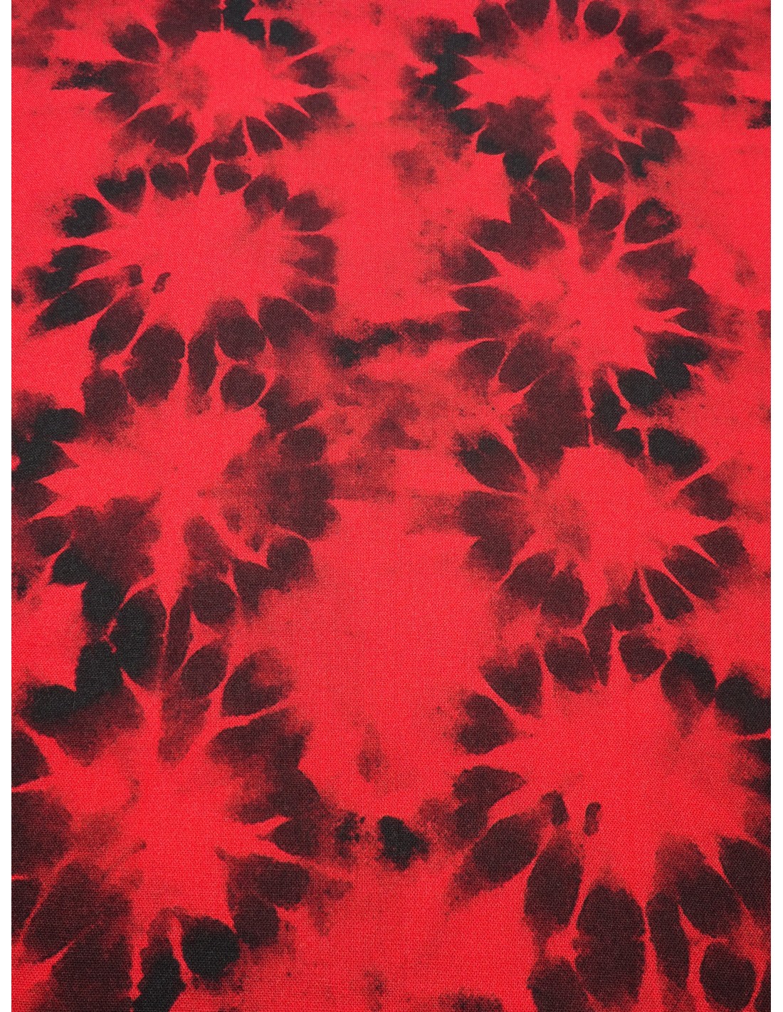Tissu viscose imprimé Bandana Rouge - Self Tissus