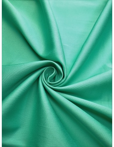 Tissu satin de coton - Vert clair