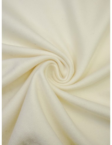 Tissu drap de laine - Blanc cassé