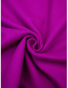 Tissu drap de laine - Fuchsia