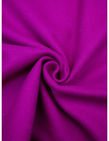 Tissu drap de laine - Fuchsia