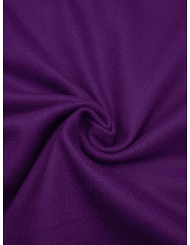 Tissu drap de laine pure laine - Violet