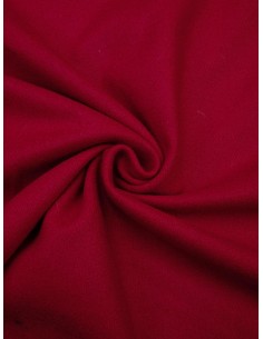 Tissu drap de laine - Rouge